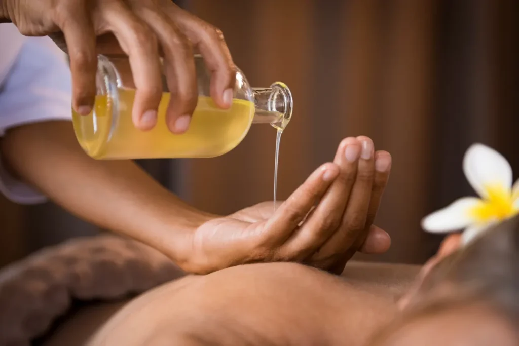 best hot oil treatment for pains in nexus international spa