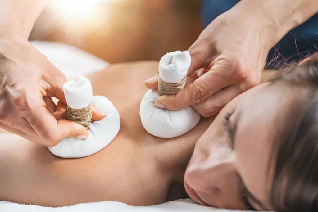 potli massage at nexus international spa